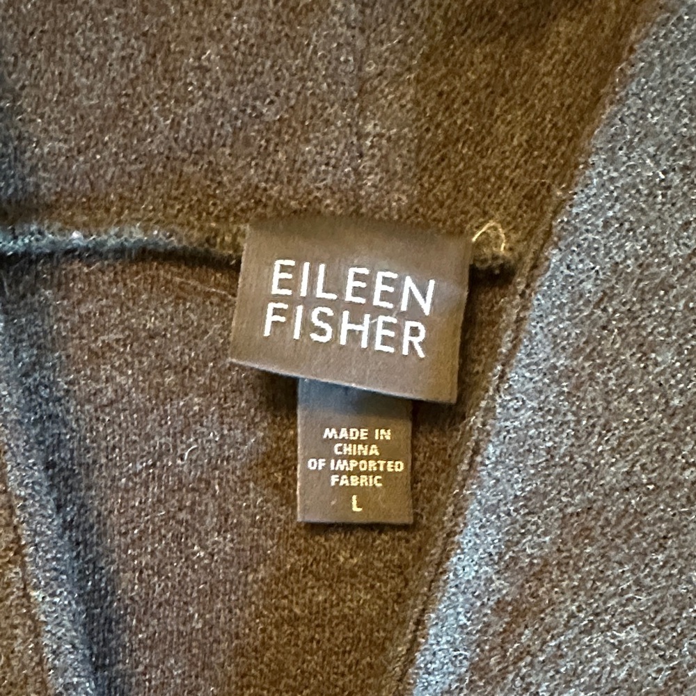 Eileen Fisher Women's Dark Brown Cardigan/Sweater Jacket - Picture 2 of 5